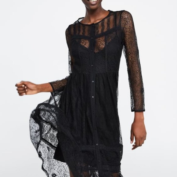 ZARA | Lace Dress - Picture 2 of 2